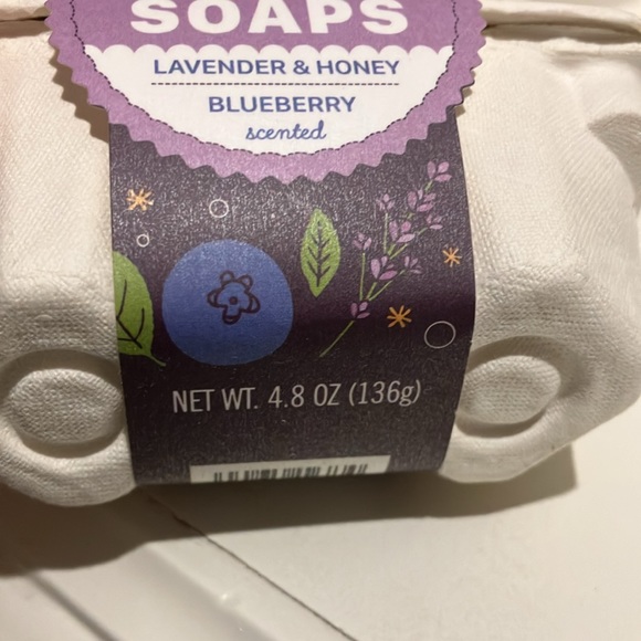 Trader Joe’s Easter Egg shaped Soaps lavender & honey, blueberry - Picture 4 of 6